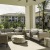 outside seating and landscaping